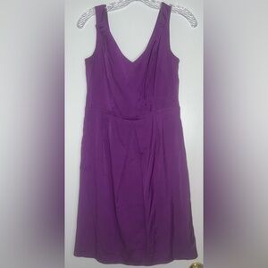 Talbots Purple Sleeveless Midi Dress - Size 6P